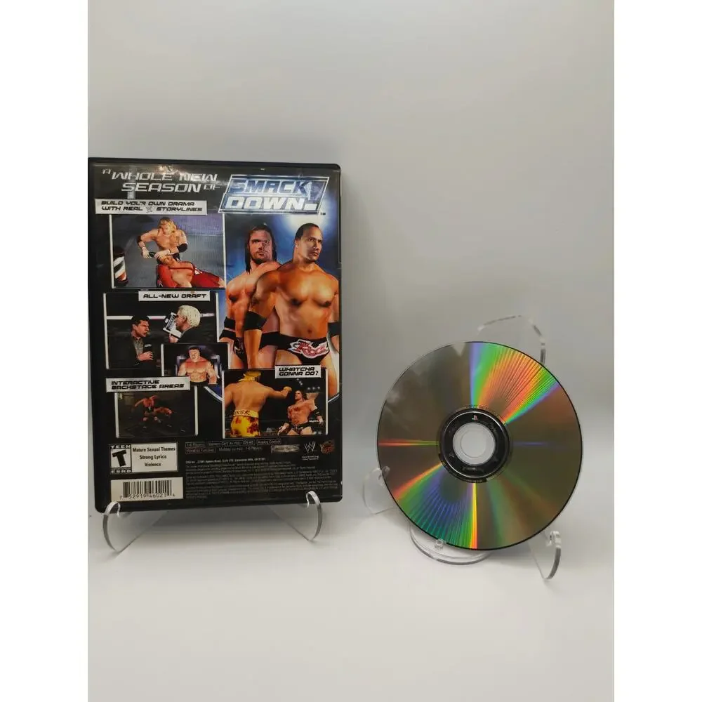 WWE SmackDown Shut Your Mouth PS2 Case + Disc